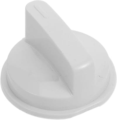 Oven Bedieningsknop - Fornuis Knop - Warmte Regelen - Universele Pasvorm - 4.6 cm - Wit
