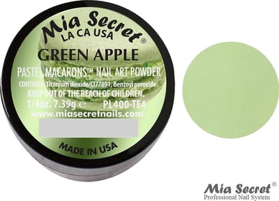 Pastel Macarons Acrylpoeder Green Apple
