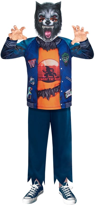 Amscan Kinderkostuum Weerwolf Jongens Blauw Maat 2-3 Jaar