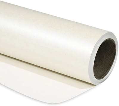 Dailygoody - Gebroken wit inpakpapier - Minirol - Hoogwaardige kwaliteit - 43 cm x 10 m - Perfect voor bruiloft, verjaardag, kerstmis, babyshower