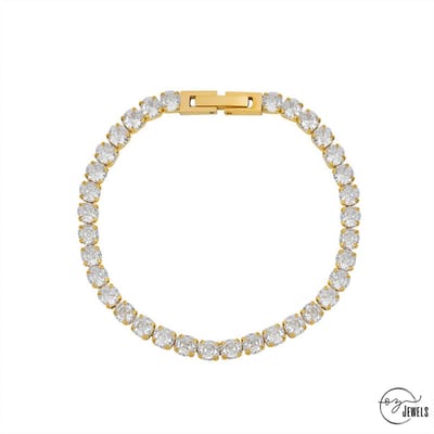 OZ Jewels – Charm Armband – Verguld – Elegant – Vrouwen – verstelbare