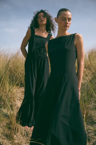 Mathilda jumpsuit technical jersey | Black - Black / S
