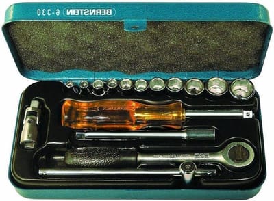 Pincetten Set - SMD ESD - Precisiewerk - 16-delig - Metalen Doos - Zilver