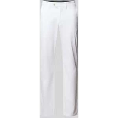 Regular fit stoffen broek met achterzakken