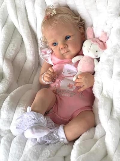 Levensechte Reborn Baby Pop van 46cm - Realistische Silicone Meisje en Jongen