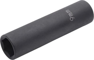 SW-Stahl S3224-2 IMPACT dopsleutelinzet, 9 mm, extra lang, met 6,3 mm (1/4") aandrijving