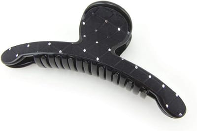 Grote Haarclip Zwart – Stijlvolle Klem voor Lang en Dik Haar