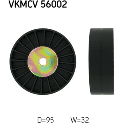 Rondsel/geleiderpoelie, V-riem SKF VKMCV 56002