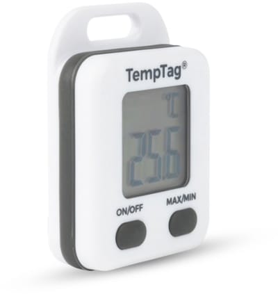 ETI - 'Temptag' Sleutelhanger Thermometer - Max/Min Functie - IP65 - Wit