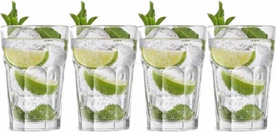 Royal Leerdam Cocktailglazen/Mojito - 4x stuks - 410 ml - Cocktail drinkglazen - Gin/tonic glazen