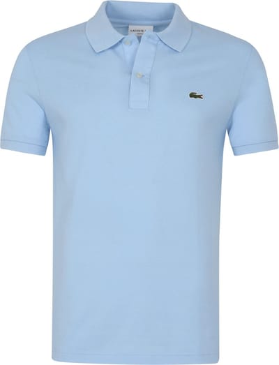 Lacoste Pique Poloshirt Lichtblauw - Maat 4XL - Heren