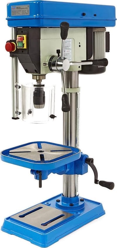 HBM Professionele Kolomboormachine 20 mm 550W 230V 2840 rpm MC2 82 mm spindelslag staal hout