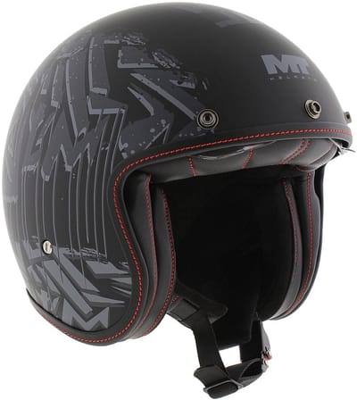 MT Jethelm Le Mans II SV S Dystopic Mat zwart S