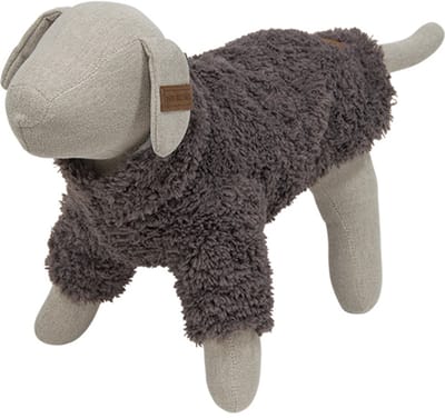 Animal Boulevard On-The-Go OUTERWEAR Curl Plush Hondentrui - Kleur: Grijs - Maat XXL: 60 cm