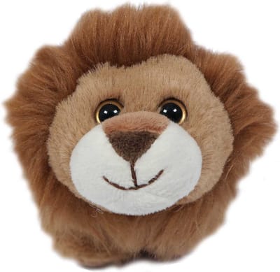 PIA Soft Toys - Pluche Knuffeldier - Leeuw in balvorm - 15 cm