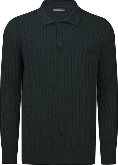 Felix Hardy Gebreide Trui - Sweater - 100% Katoen Heren Groente - M