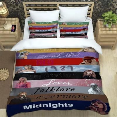 Zangeres T-Taylor-Swifts Beddengoed Sets Exquise Beddengoed Set Dekbedovertrek Dekbed Set Beddengoed Set Luxe Verjaardagscadeau EU King(240*220cm)3pcs