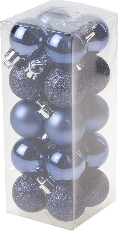 Cosy&Trendy kersballen - 20 stuks - 3cm - kunststof