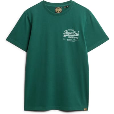 Superdry - Heritage T-shirt met Vintage-logo op de borst - Heren - T-shirts