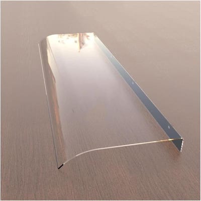 Luifel Buitendeur - Overkapping Raam - Bescherming Buiten - Weerbestendig Polycarbonaat - 50x150cm - Helder