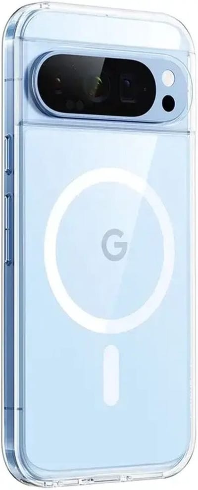 TORRAS Diamond Mag Hoesje Geschikt voor Google Pixel 9 Pro XL Hoesje | Compatibel met MagSafe | Back Cover | Transparant