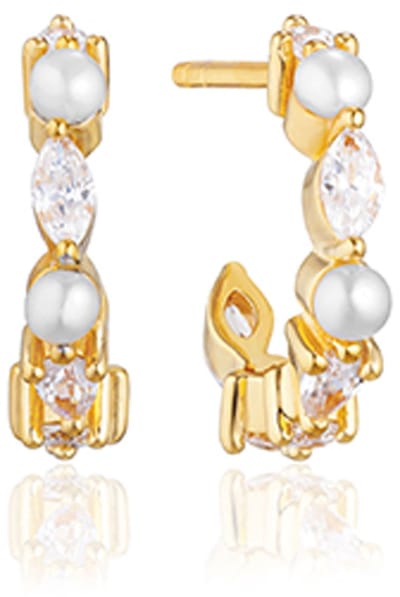 SIF JAKOBS JEWELLLERY ADRIA oorringen PICCOLO EARRINGS SJ-E12234-PCZ-YG