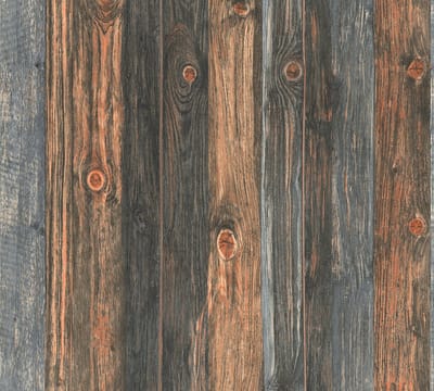 PLANKEN BEHANG | Industrieel - bruin grijs beige - A.S. Création Best of Wood'n Stone 2