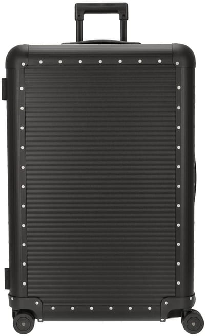 FPM Milano Bank aluminum Spinner 76 - 4-wiel trolley 75 cm (caviar black)