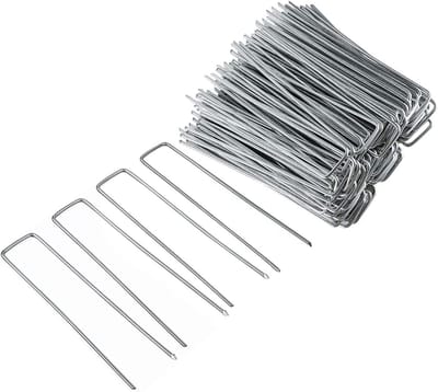 Landschap Nietjes - Tuin Palen - Tuin Vastzetten - Gegalvaniseerd Staal - 50 Stuks - Zilver