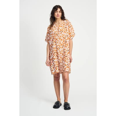 POM Amsterdam Dress - Adventure Maat: 34 | Blousejurken Outlet | Dames | Oranje