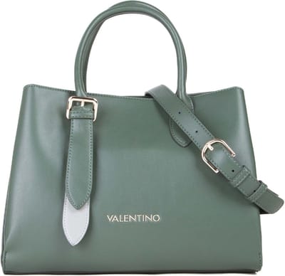 VALENTINO Handtas Schoudertas Alvarado Shopping Bag Verd / Grigio Donkergroen