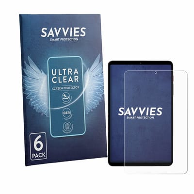 Savvies - Screenprotector voor BNCF BPad T1 - Folie Beschermfolie transparant 6 Stuks