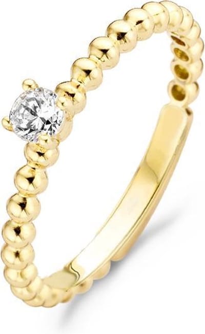 Blush Ring 1111YZI -  Geel Goud (14Krt.) met Zirconia