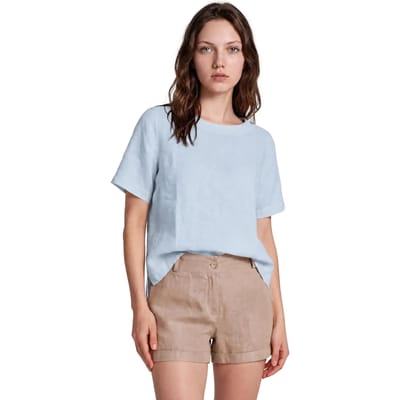 Vrouwenblouse Haris Cotton Essentials Split Hem