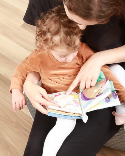 Babyono Series - Zachte Sensorische Boeken - Boerderij - Veilig Kauwspeeltje - Scherpende Geluiden