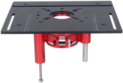 Router Tafel Lift - Houtbewerking Lift - Precisie Houtbewerking - Universele Handmatige Lift - 47 mm Hefbereik - Zwart