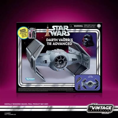Darth Vader's Tie Advanced & Darth Vader Actiefiguur - Star Wars - The Vintage Collection