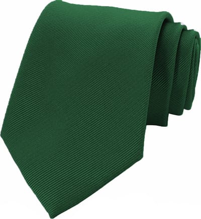 Sorprese Stropdas - Donkergroen - 100% Zijde - Stropdassen voor heren - Cadeau