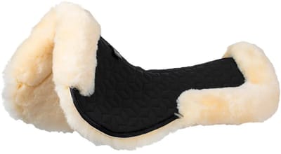 Equestro Cube Sheepskin Halve Pad Zwart