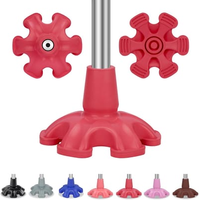 Zelfstaande Antislip Dop voor Wandelstok - Rubber 19mm Voetstuk