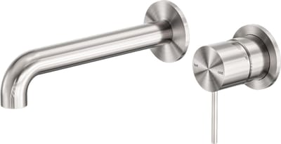 Owen & Finch Wandkraan | Uitlooplengte 185mm | Geborsteld Nikkel | Brushed Nickel