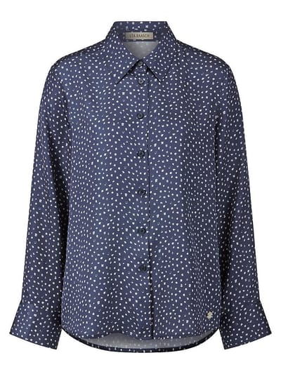 Blouse lange mouwen Van Uta Raasch blauw