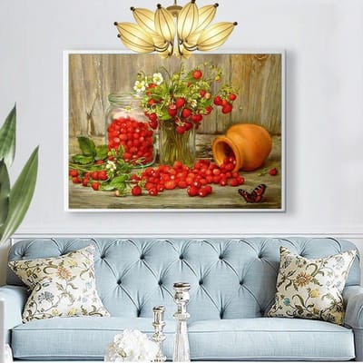 Diamant peinture fleur point de croix image de strass mosaïque 5D bricolage diamant broderie 20X30CM brown