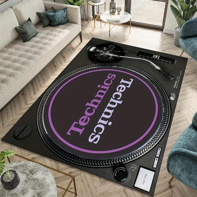 Radio Online Gedrukt Vloerkleed, Antislip Binnen Vloerkleed voor Woonkamer, Slaapkamer, Eetkamer, Kantoor, Keuken, Huisdecoratie 50x80cm gray