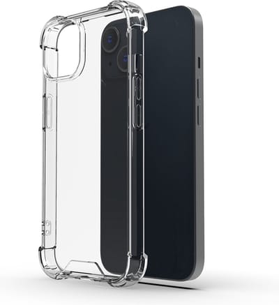 Fonu Anti-shock siliconen hoesje Geschikt Voor iPhone 14 Plus