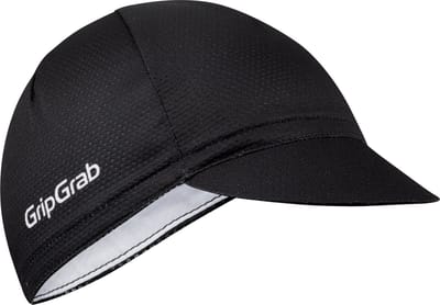GripGrab - Lightweight Zomer Fietspet Mesh Cycling Cap Retro Fietsmuts UV-Bescherming Helmmuts - Zwart - Unisex - Maat M/L (57-63 cm)