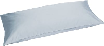 Yumeko kussensloop katoensatijn sky blauw 40x80 - Bio, eco & fairtrade - 1 stuk