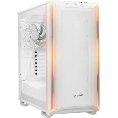 BeQuiet DARK BASE 701 White Midi-tower PC-behuizing Wit 3 voorgeïnstalleerde ventilators, Zijvenster