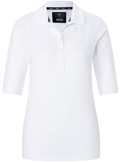 Poloshirt knoopsluiting Van Joop! wit