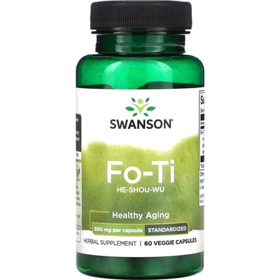 Fo-Ti, 500Mg, 60 Plantaardige Capsules